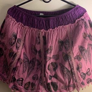 Free people butterfly skirt  ... purple and lilac